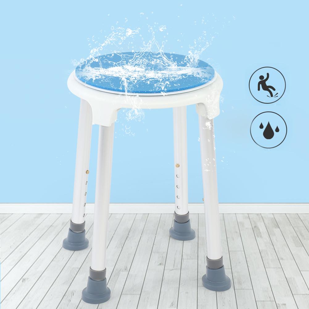 360 Degree Rotating Non slip Bath Stool Bath Shower Seat for Elderly Pregnant Woman