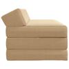 Folding Sofa Bed Green and Gray 120 x 60 x 49 cm Fabric