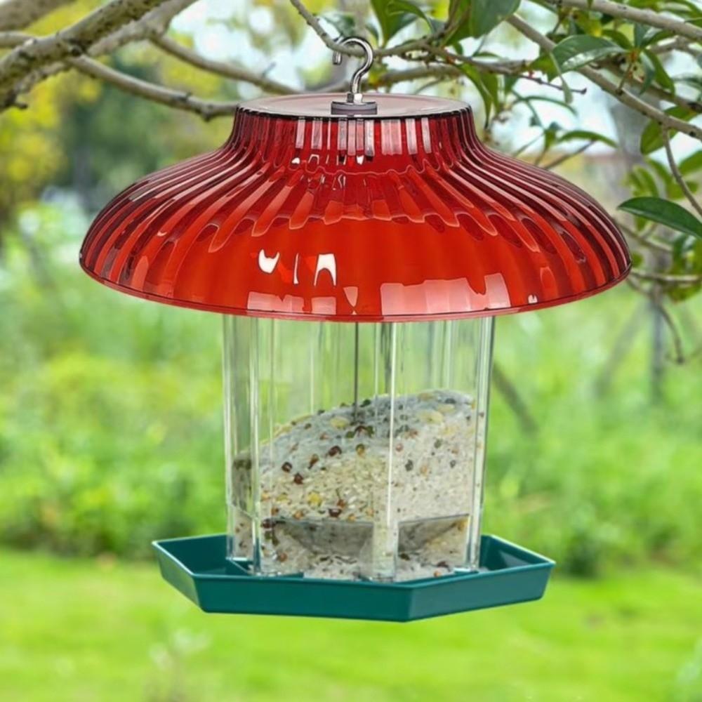 Waterproof Bird Feeder Protective Protector Hanging Bird Feeder Rain Cover  Backyard