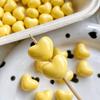 20Pcs/Lot 2.5mm Aperture Heart Shape Beads 17mm Handmade Accessory Beads  Handmade Crafts