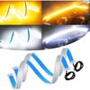 24Inch Daytime Running Light Strip 60CM Start Scan White and Yellow Sequential F