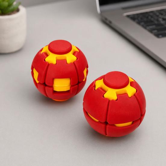 3d Printed Press Ball Toy Stress Anxiety Relief Fidget Spinner for Kids Adults Push