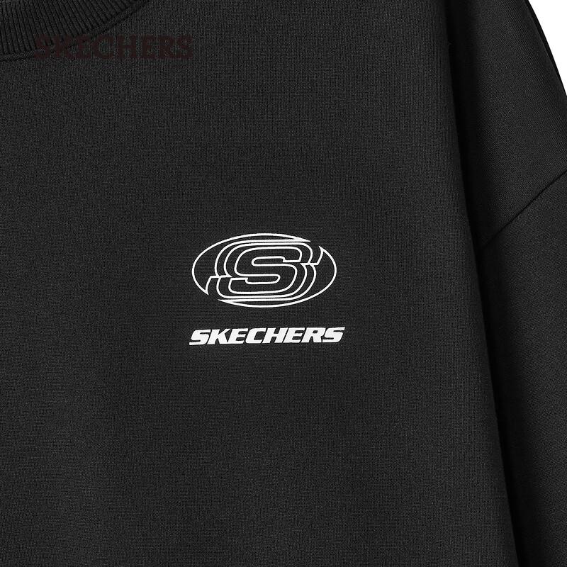 Skechers L324U189 Women's Relaxed Fit Crew Neck Sweatshirt