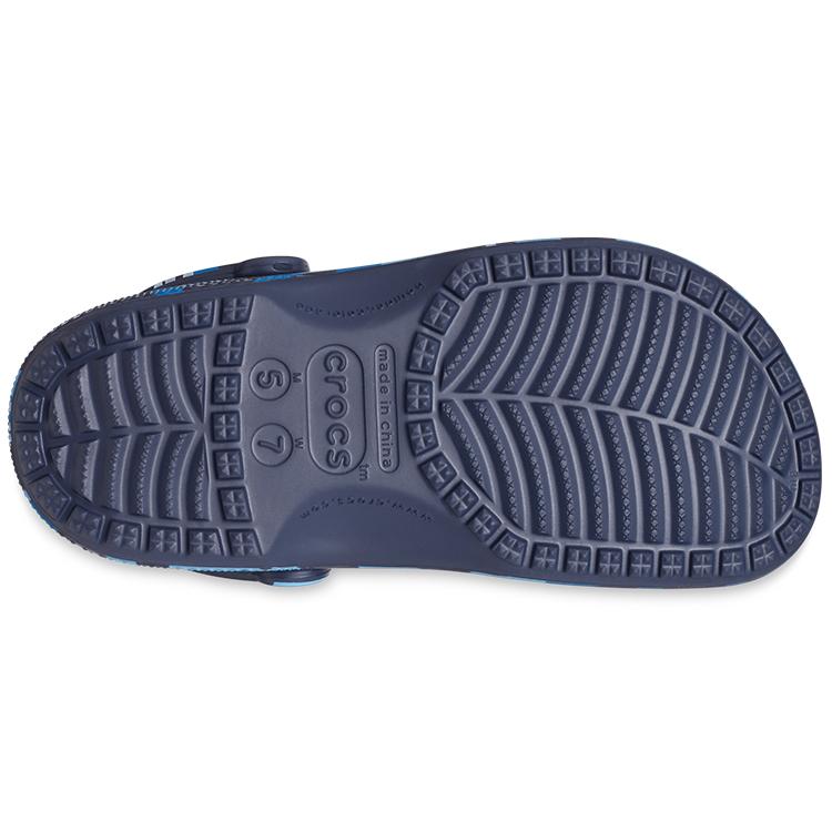 Crocs Classic Printed Camo Clogs 'Blue Navy' 206454-4HQ