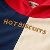 MIKIHOUSE HOT BISCUITS Hoodie for Boys and Red and Size Girls, Navy, 80cm, 70-5601-494