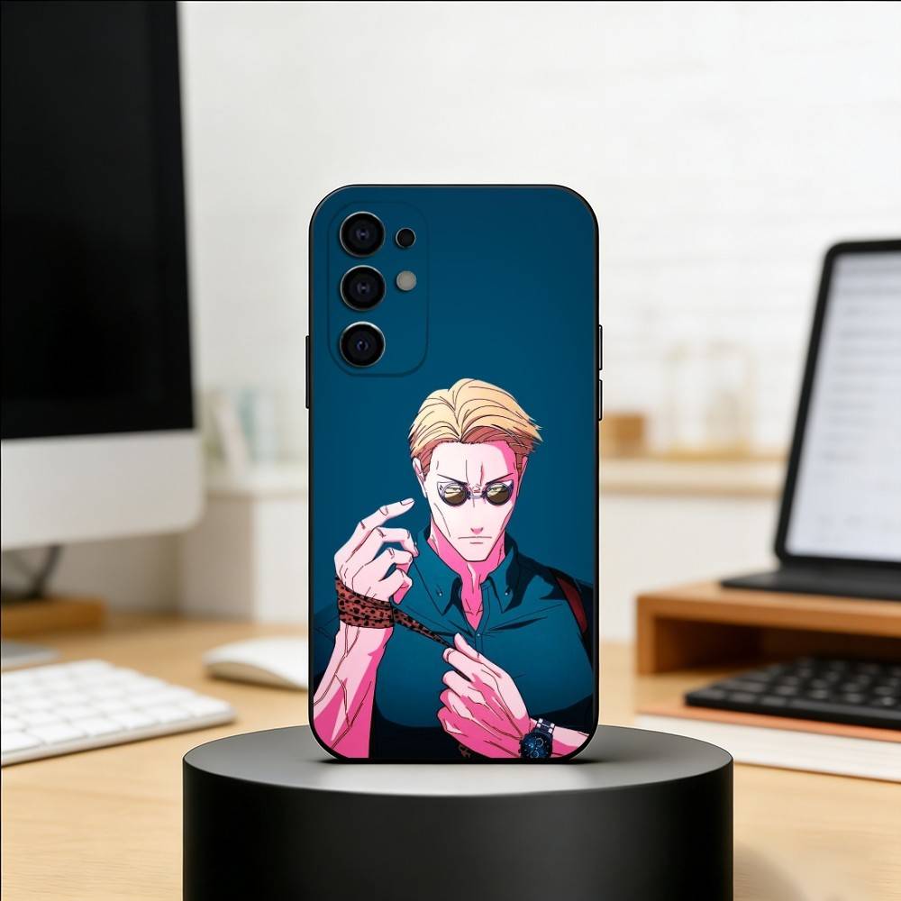 K-Kento N-Nanami Phone Case Black Silicone Soft For Samsung S25,S24,S21,S22,S23,S30,Ultra,S20,Plus,Fe,Lite