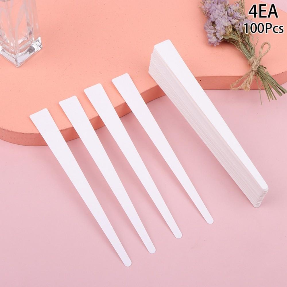 100Pcs Durable Flower Shape Perfume Test Strips Pointed Oil-absorbing Fragrance Test Strips Essential Oil Test Strips