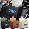 Hot Car Storage Bag Air Outlet Debris Bag Phone Key Dashboard Hanging Organizer Box For Ford Ranger Focus Kuga Mustang Mondeo Es
