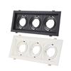 JOYINLED Square Recessed Spotlight Aluminum LED Downlight Frame MR16 GU10 Fitting Housing Fixture for Ceilings Black White