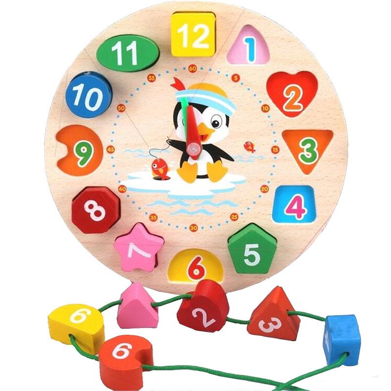 Wooden Montessori Toys For Babies 1 2 3 Years Boy Girl Gift Baby Development Games Wood Puzzle For Kids Educational Learning Toy