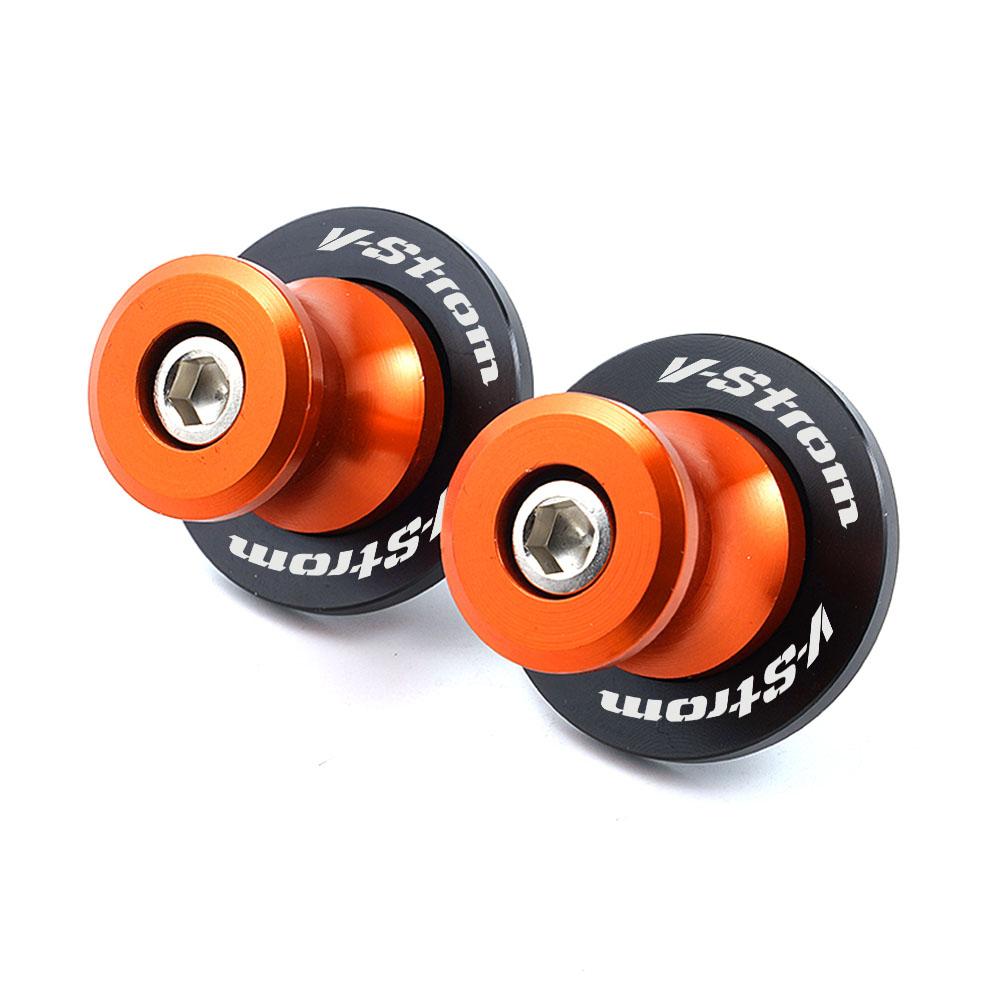 For SUZUKI V-Strom 650 DL 250 650 1000 1050 vstrom All Year Motorcycle Swingarm Spools Slider 8MM Stand Screws