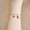 Trendy Letter Cubic Zircon Pendant For Women Positioning Charm Bracelet Necklace DIY Making Jewelry Accessories