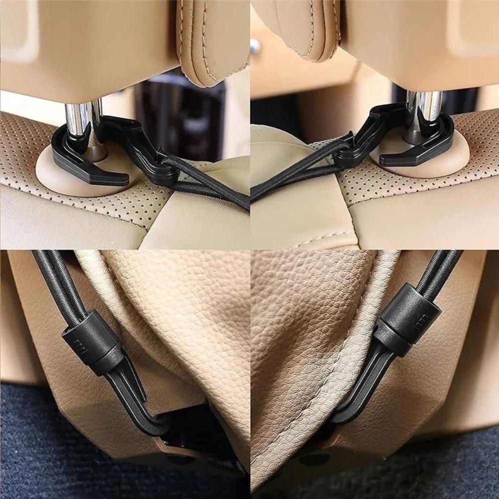 New Mesh Net Car Storage Net Elastic Design Black Seat Back Protector Safety Protector Elastic Storage Net Car Interior