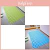 Modern Minimalist Pvc Bathroom Anti Slip Mat With Massage Design For Safe Showering