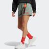 Adidas Logo Print Elastic Casual Shorts Women Shorts Green IC0254
