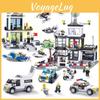 Police Fire Brigade Educational Building Blocks Kit With Small Particles For Boys And Girls