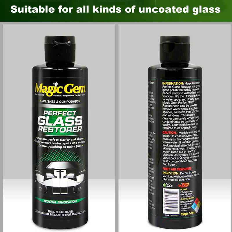 236 ml Auto Windschutzscheibe Glas Öl Film Entferner Hause Dual-use-Glas Reiniger Auto Windschutzscheibe Wasser Dekontamination Wiederherstellung