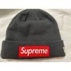 Used Supreme New Era Box Logo Beanie Black Knit Hat Beanie