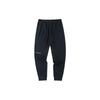 Anta Solid Color Casual Tapered Sweatpants Men Bottoms Black 152237321-2