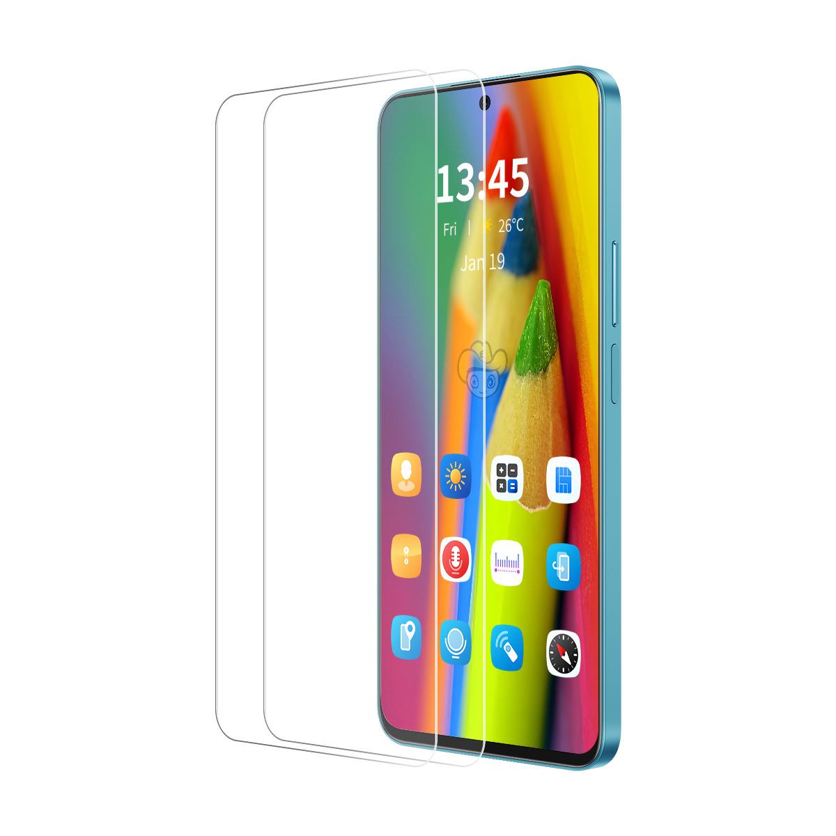 

For OnePlus Ace 5 Racing 5G 2Pcs Screen Protector 9H Clear High Aluminum-Silicon Glass Film Transparent