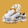 Massk Children's Football Shoes Boys Elementary School Students 8 Years Old Boys Velcro Special Training Broken Nail Shoes