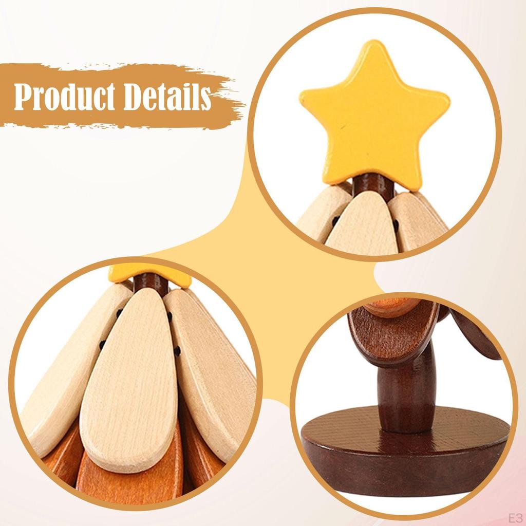 Wooden Tree Trivets Plate Mats Decoration Pot Holders Wood Christmas Coaster Set for