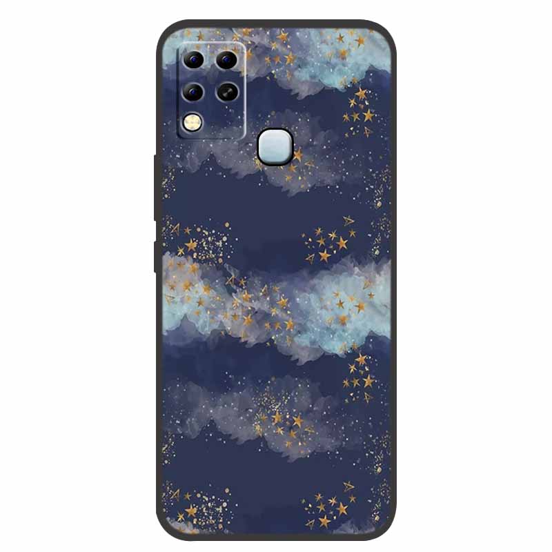 For Infinix Hot 11 G37 Case X689F Marble Silicone Protective TPU Soft Back Cover for Infinix Hot11 G37 128GB Funda Cartoon Coque