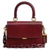 Rogue Cow Leather Crossbody One Shoulder Handbag Small Women's Dark Red Gemstone CW635-B4XEP