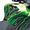 3D Gel Tank Pad Protector Knee Tank Side Protector Sticker Paint Protection for Ninja 1100SX 2020-2025 Motorcycle (Green) [Parallel Import]