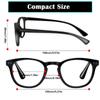 Reading Eyeglasses Blue Light Blocking Women Men Trendy Rectangular Computer Readers Anti Glare UV Ray Filter Eyeglasses