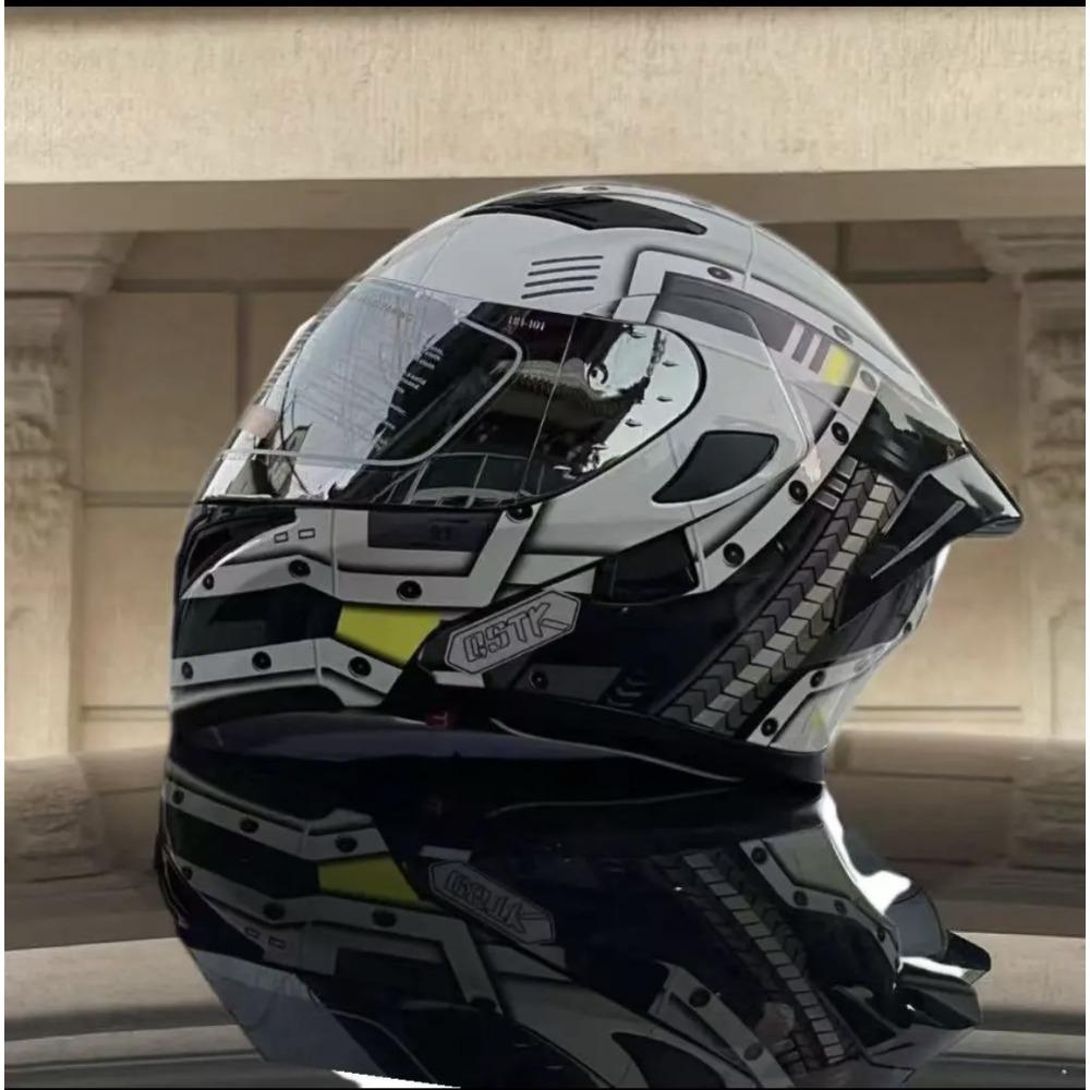 New face-off helmet extra large 70 extra large head circumference double lenses new motorcycle helmet