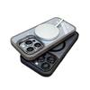 iPhone 16 PRO Magnetic Lens Holder Case, Transparent Acrylic, Anti-Fall, also fits iPhone 15/14.