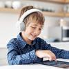 Kids Headphones, Lightweight Stereo Wired Children's Headsets Adjustable Headband Toddler Headset for Smartphones Computer Pad Earphones