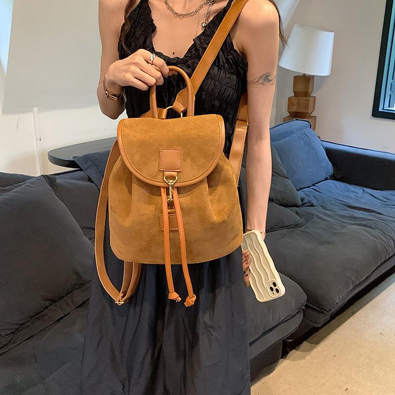 Tasche mit großer Kapazität Damentasche neuer Sommerrucksack Damenreise Textur kleiner Rucksack