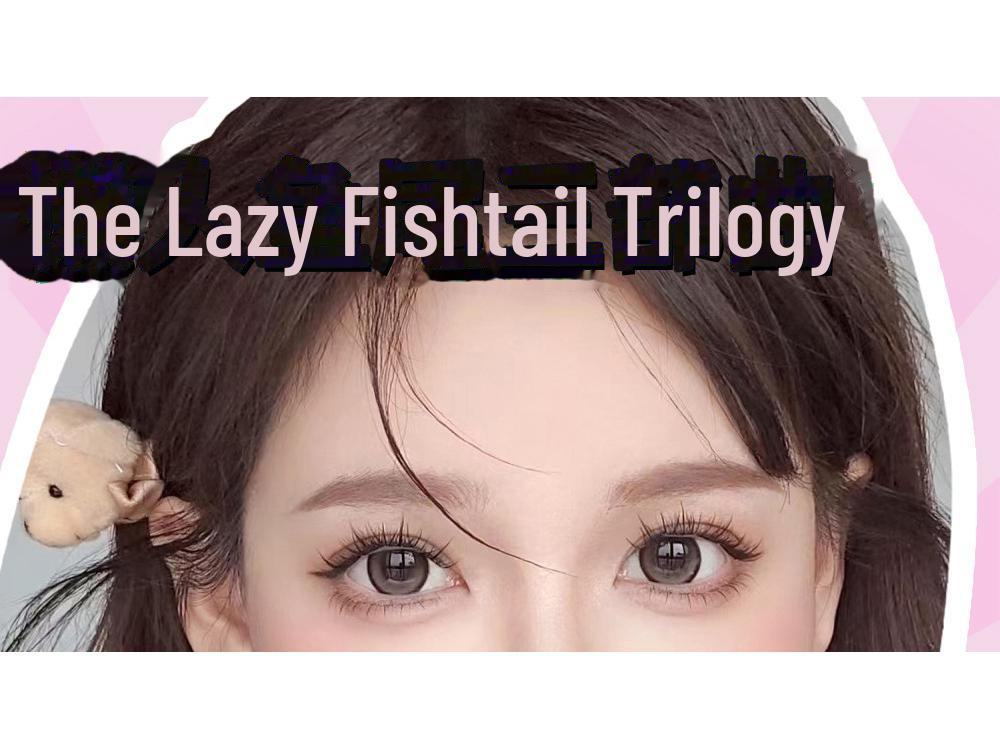 Natural Transparent Fishtail Fairy Cluster False Eyelashes