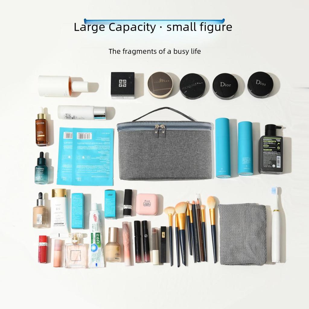 Men's and Women's Waterproof Oxford Travel Toiletry Bag with Large Capacity