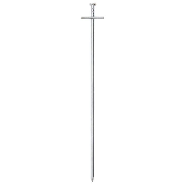 VidaXL Piquets de tente 24 pcs 29,5 cm Ø6 mm acier galvanisé, piquet de sol, ancrage au sol, piquet de camping résistant, 4009340