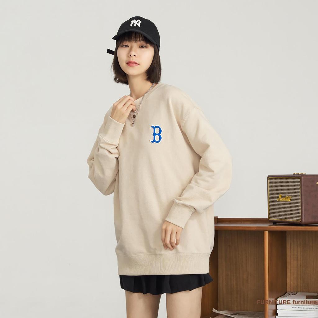 MLB Boston Red Sox Vintage Floral Crewneck Sweatshirt Unisex sweatshirt Light-Beige 3AMTM0831-43BGL