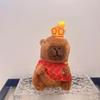 Luxurious Long Plush Capybara Keychain Unique Animal Pendant For Bags And Keyrings