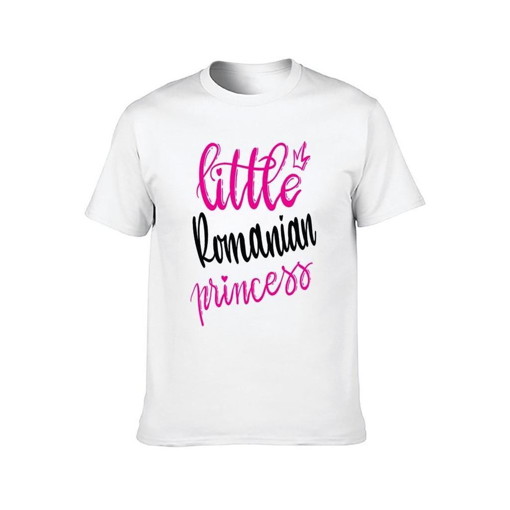 Little Romanian Princess Romania Raised Me TShirt funny t shirts cotton t shirts for man cotton soft TShirt