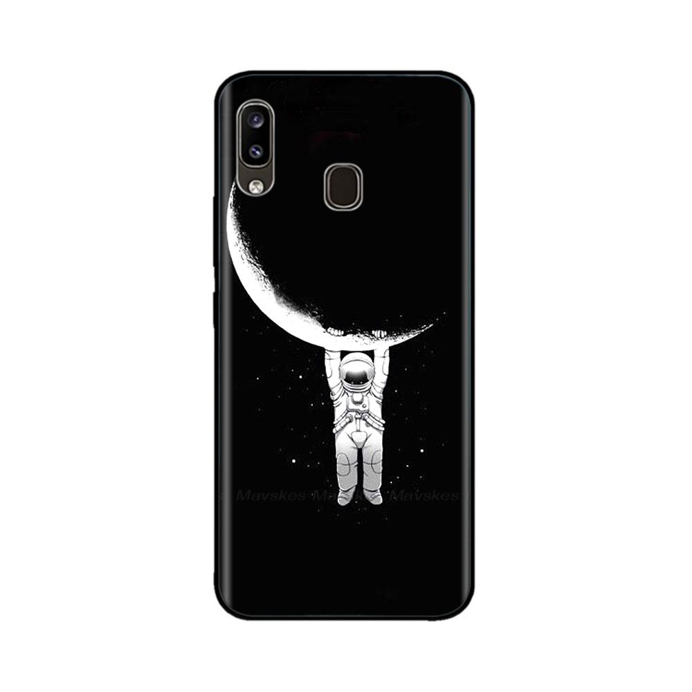 Für Samsung Galaxy A50 A30 A20 Weiche TPU-Silikon-Rückabdeckung für Samsung Galaxy A30S A 30 A 50 A50S Bedruckte Schutzhülle