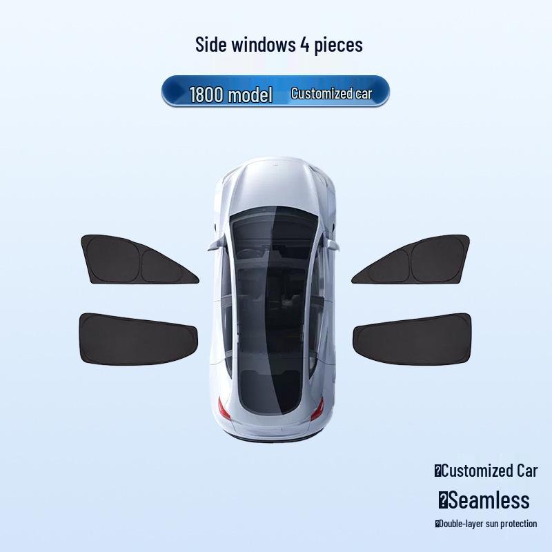 Trax, Jingcheng, Captiva, Chevrolet, Malibu Full Coverage Privacy Side Window Sunshade