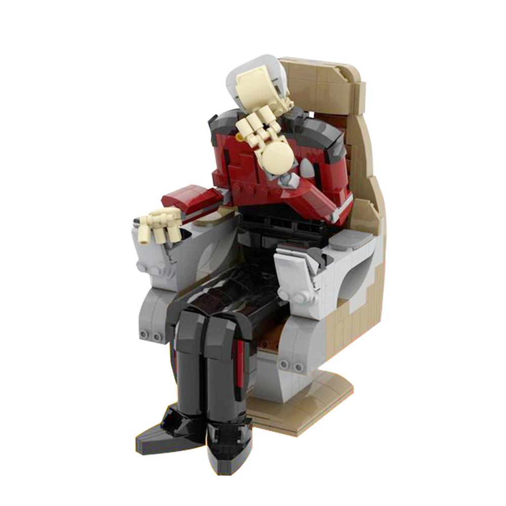 

Non-Toxic Gobricks Moc Space Wars Picard Facepalm Captain Figure Minifigures Building Block Set Educational Toys For Kid Birthday Gift
