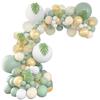 Kit Arche Guirlande de Ballons Vert Sauge Décoration de Mariage Anniversaire Enfants Adultes Ballons de Mariage Décoration de Baby Shower Globos