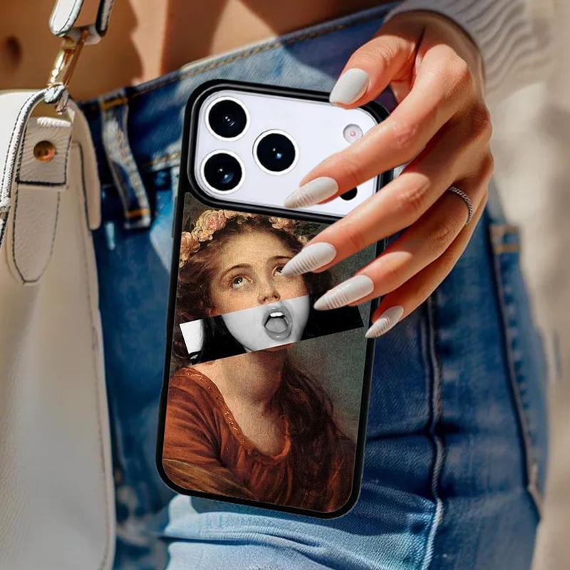 Famous Aesthetic Statue Phone Case For iPhone 17 Air 14 15 13 12 Max Cover For Apple 14 15 16 16e 11 Pro Max Plus Coque