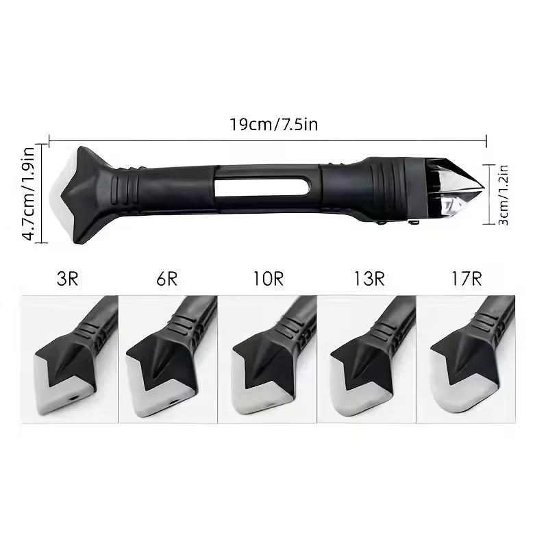 Caulk Remover Tools Kit, Grout Removal Tool, Sealant Finishing Tool, Glue Angle Scraper Tool For Window And Sink Renovations