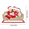 Christmas Tree Family Ornament Hanging Pendant Reindeer DIY Name Card For Holiday Decor Xmas Tree Pendant Crafts Gifts