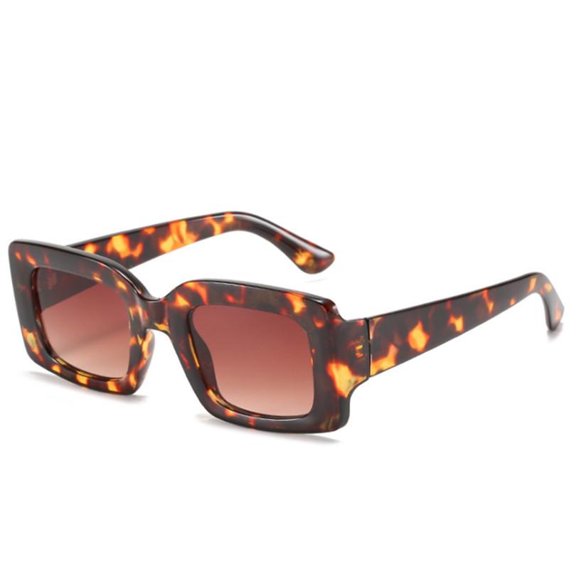 Luxury Brand Square Sunglasses Men Women 2021 Trendy Travel Rectangle Sun Glasses Ladies Vintage Black Eyewear Shades UV400