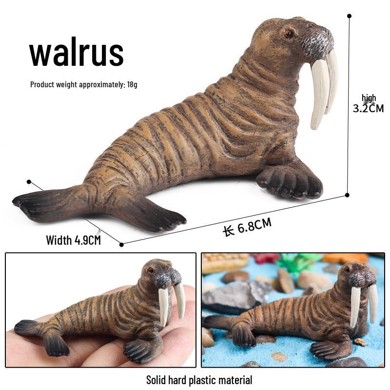 Solid Hammerhead Shark Toy Model - Marine Animal for Kids' Science Education