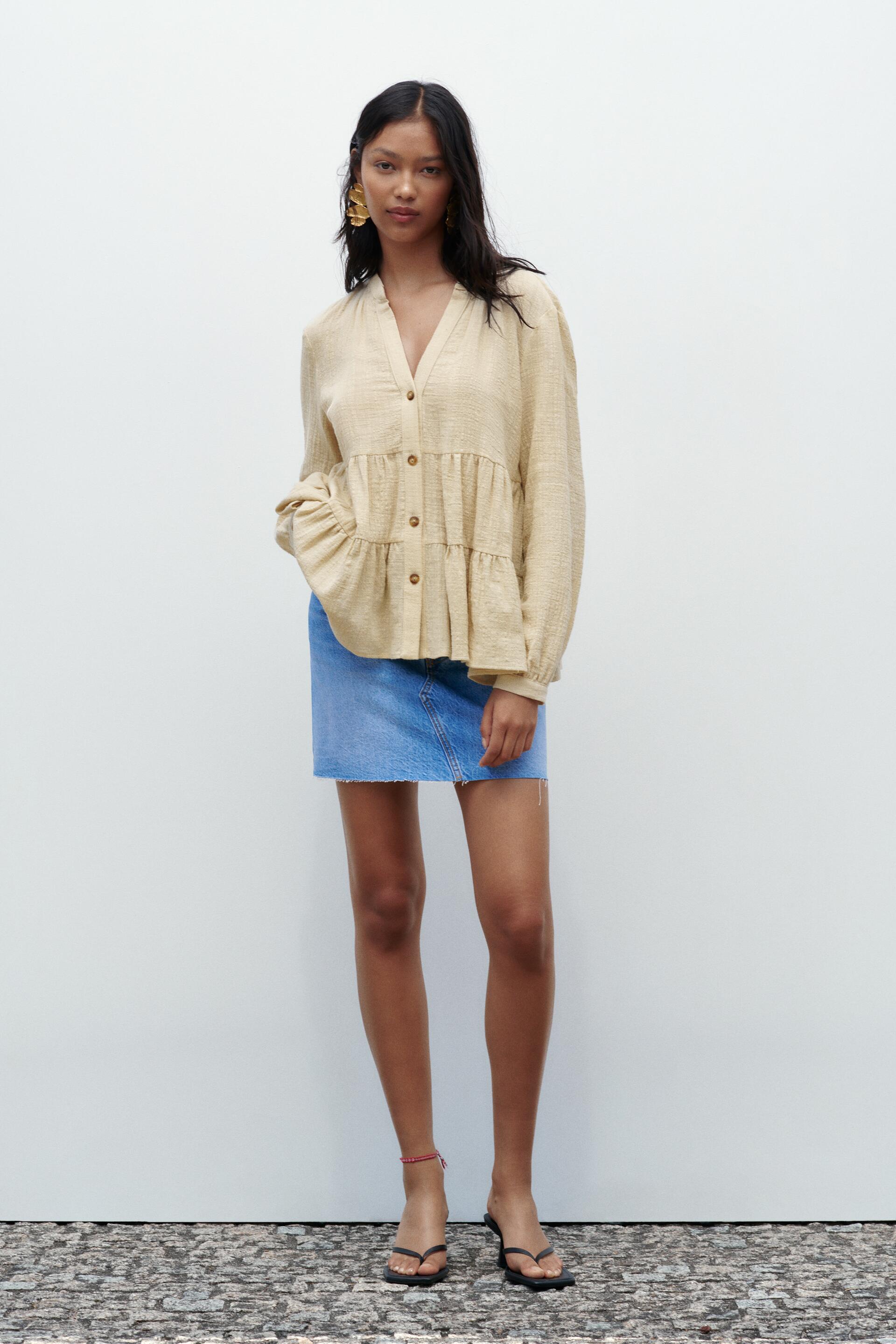 

PANELLED RUSTIC BLOUSE